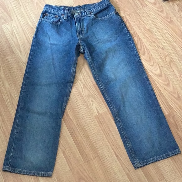 Vintage Y2K Ralph Lauren Polo Cropped Relaxed Jeans - Picture 1 of 5
